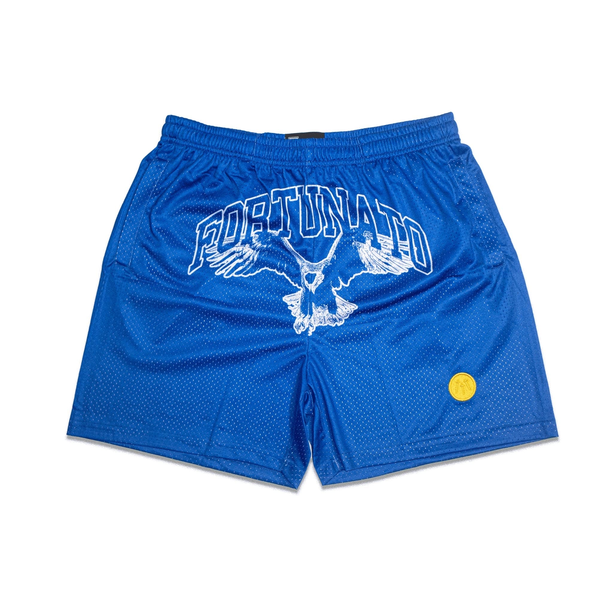 BLUE - "EagLE" Mesh Shorts - Fortunato Fashion Collective