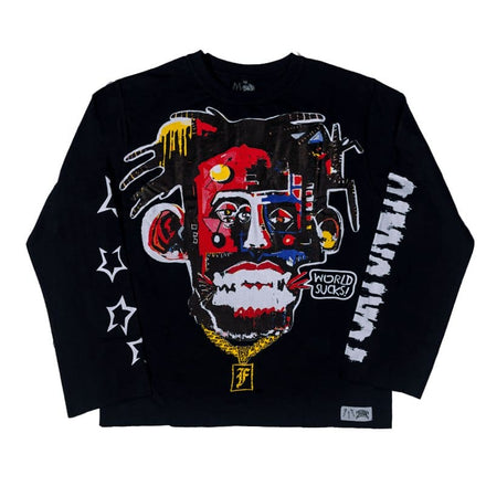 "World Sucks" Long sleeve Tee - Fortunato Fashion Collective