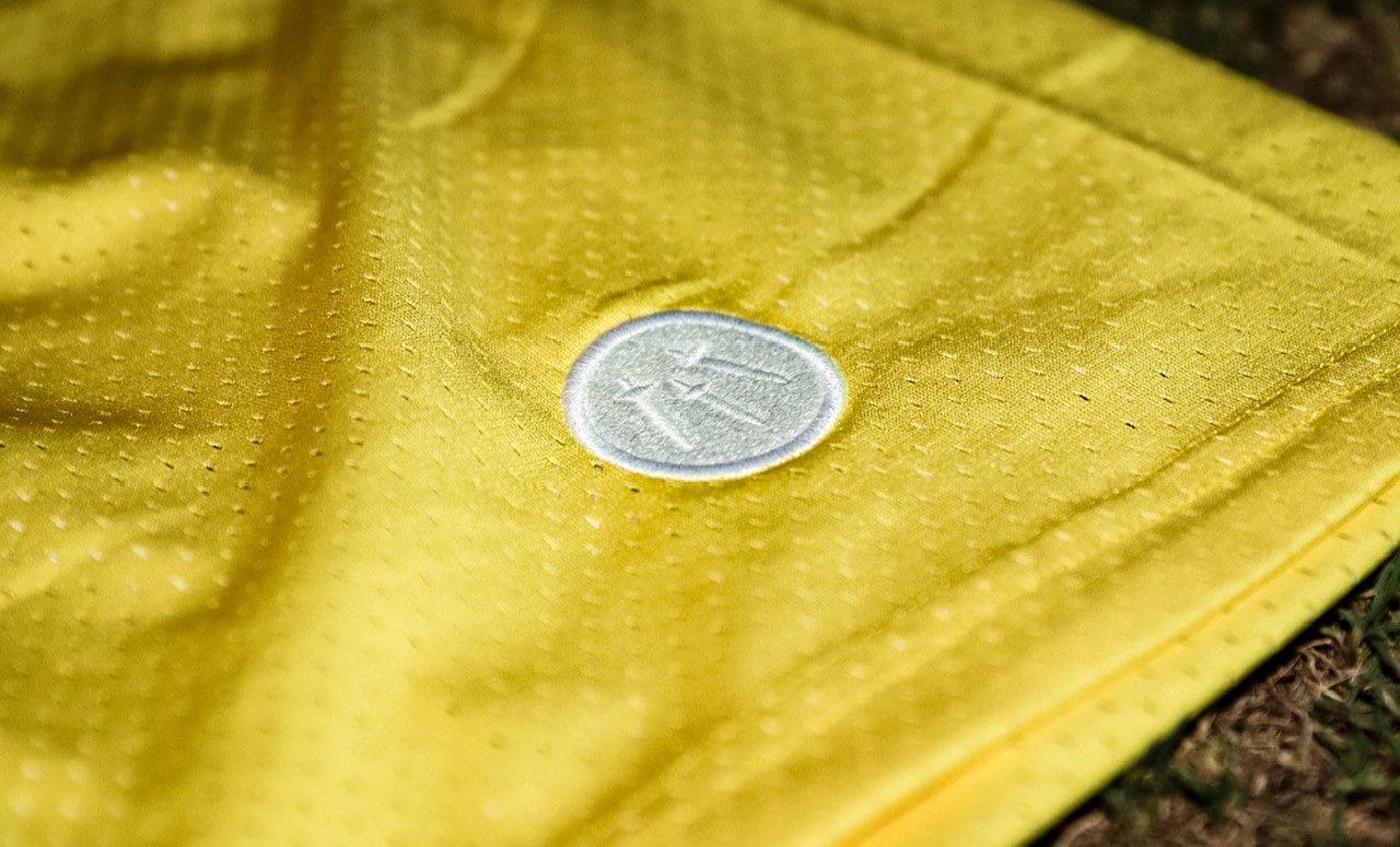 YELLOW - "EagLE" Mesh Shorts - Fortunato Fashion Collective